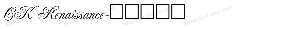 CK Renaissance字体转换